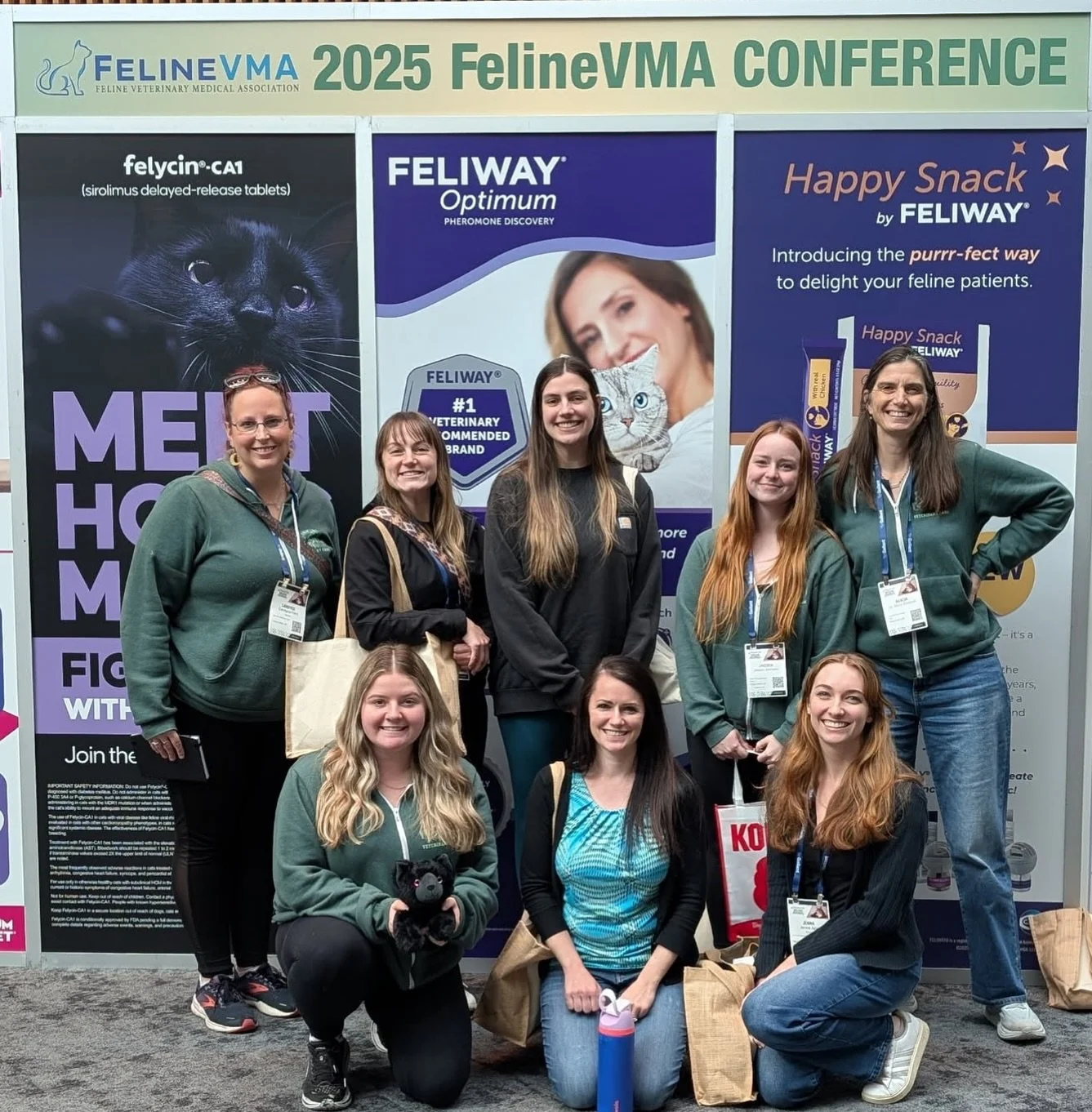 Some of our team got to spend this past weekend at the Feline Veterinary Medical Association Conference, where we learned lots about nephrology, urology, and dentistry! #dogsofinstagram #catsofinstagram #puppiesofinstagram #kittensofinstagram #vetsof