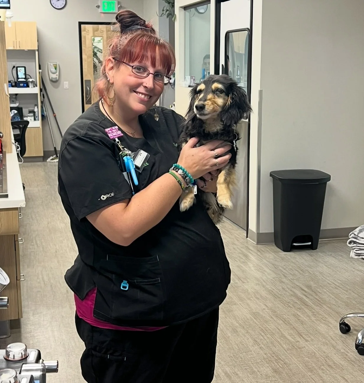 Staff shout out!! Candyce is another one of our certified technicians. She has been in veterinary medicine since 2005, working in general practice, as well as both surgical and dental specialty. Candyce&rsquo;s favorite thing to do at work is draw bl