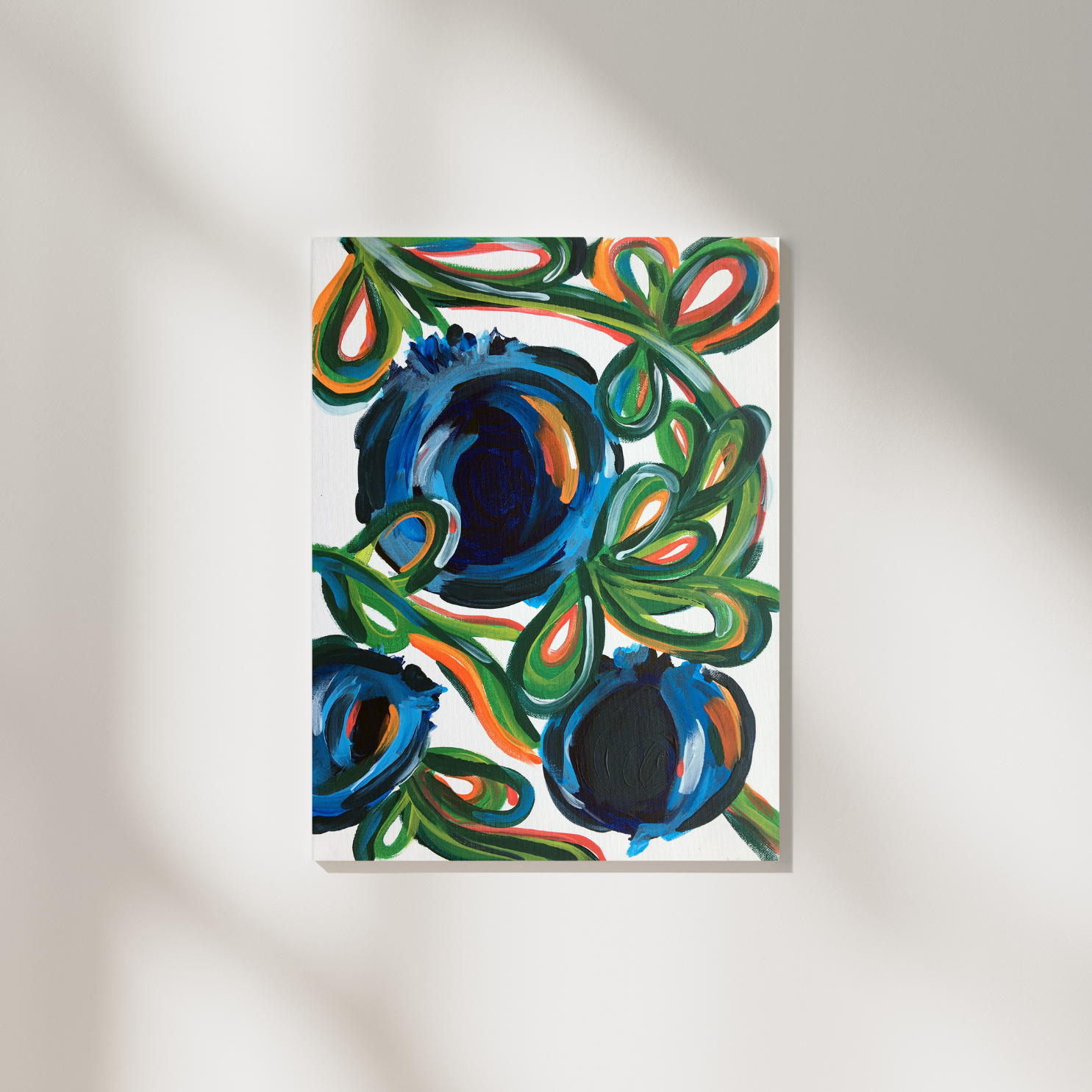 Highbush Blueberry Canvas