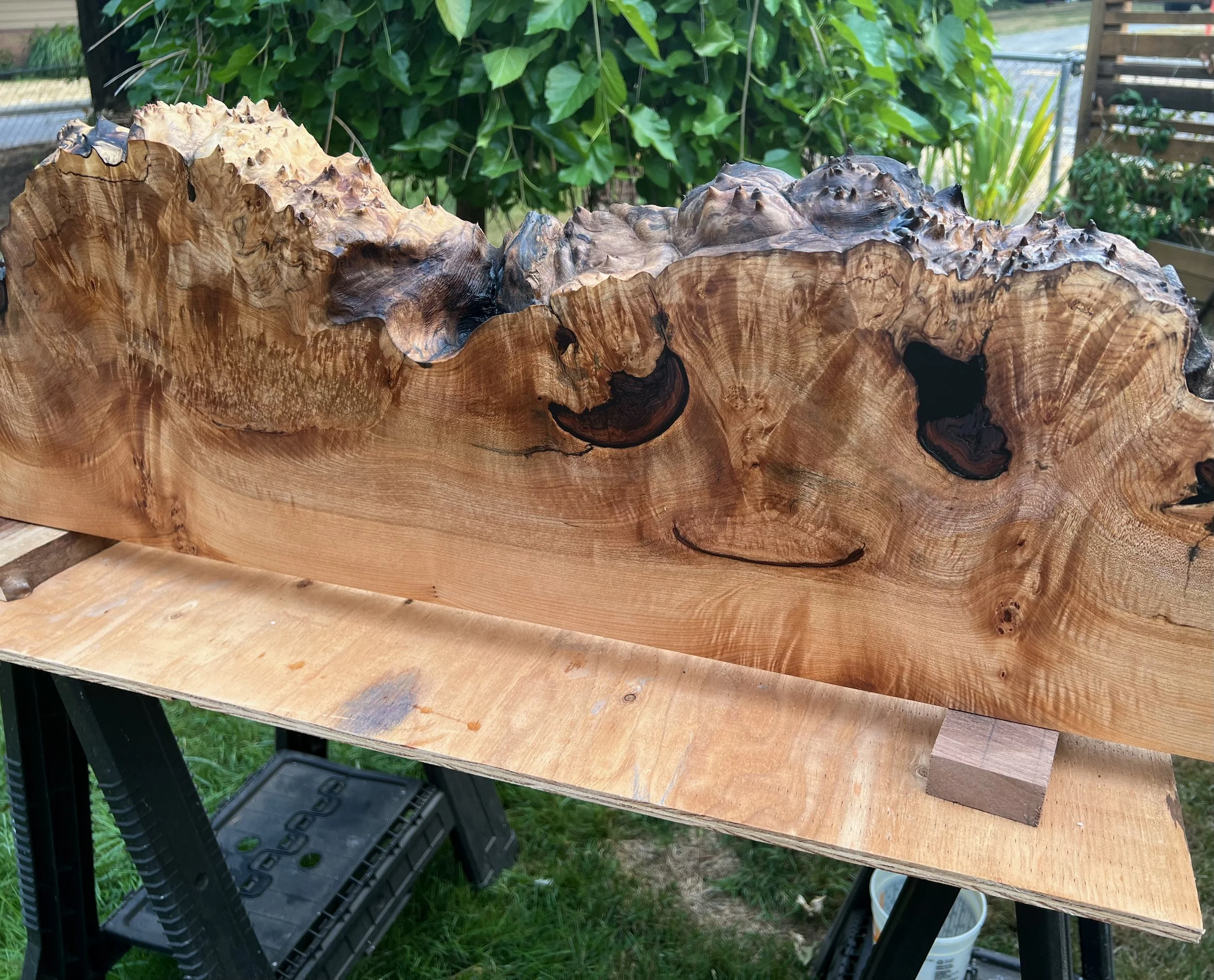 Maple Burl Mantle