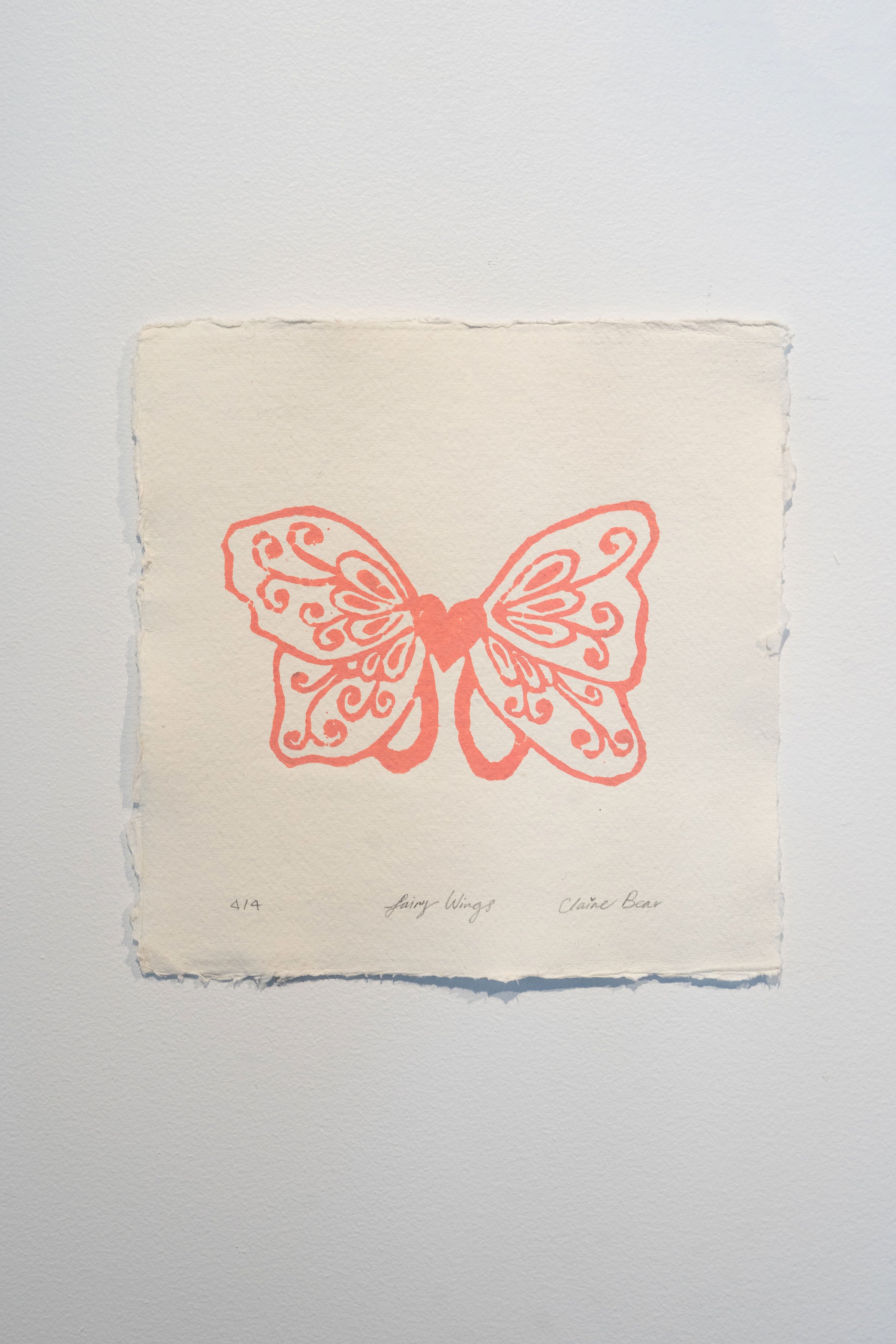 'Fairy Wings' Art Print by Claire Bear