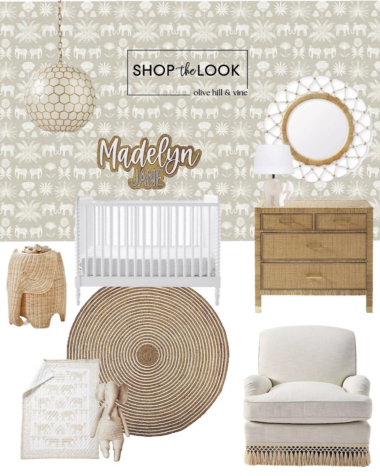 Elephant Inspired Nursery