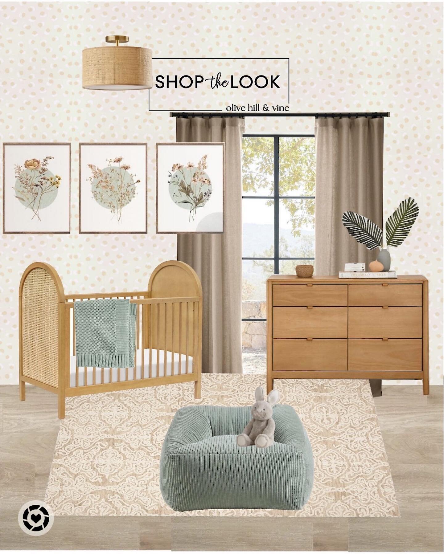 Pink & Sage Nursery — OliveHillandVine