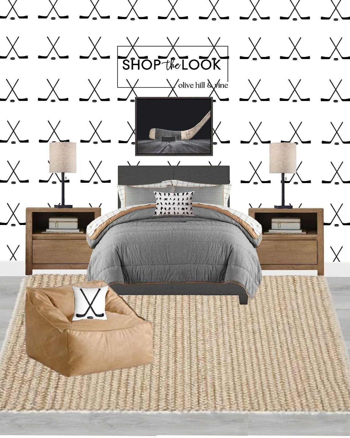 Hockey Bedroom