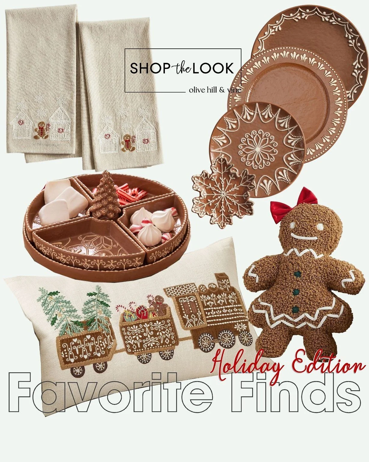 Holiday magic gets even sweeter with these gingerbread-themed Pottery Barn favorites. From serveware to accents, each piece brings instant charm&mdash;and yes, they can still arrive before Christmas! 

Comment SHOP below to receive a DM with the link