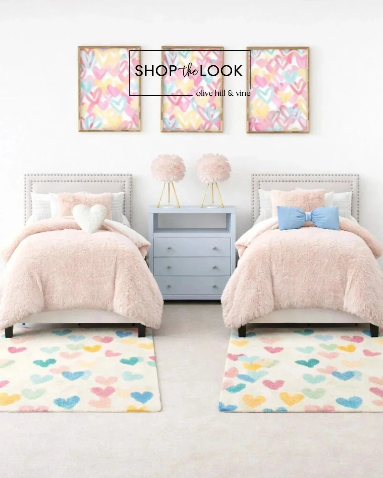 Sweetheart Shared Bedroom