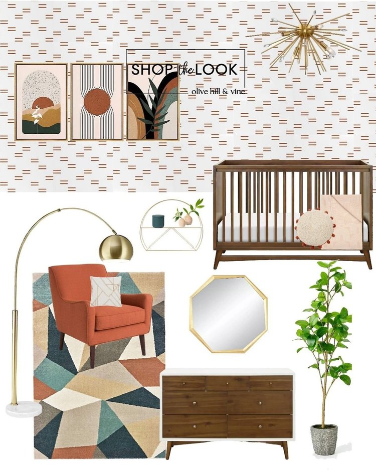 Mid Century Nursery — OliveHillandVine