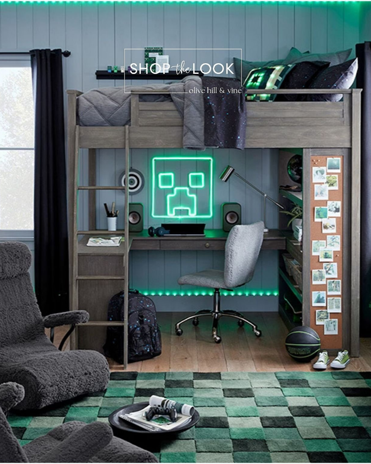 Minecraft Loft Bed Vibes
