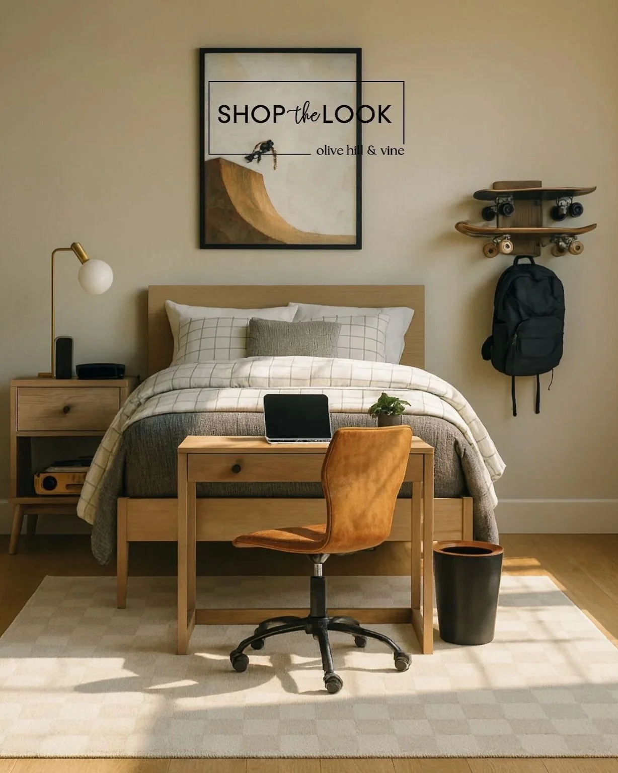 Skater Style Teen Bedroom