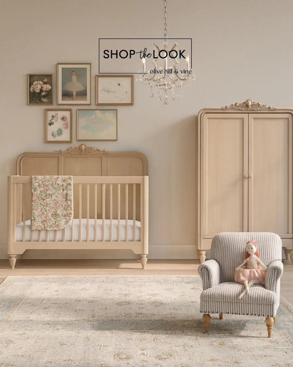 Vintage Ballerina Nursery Design