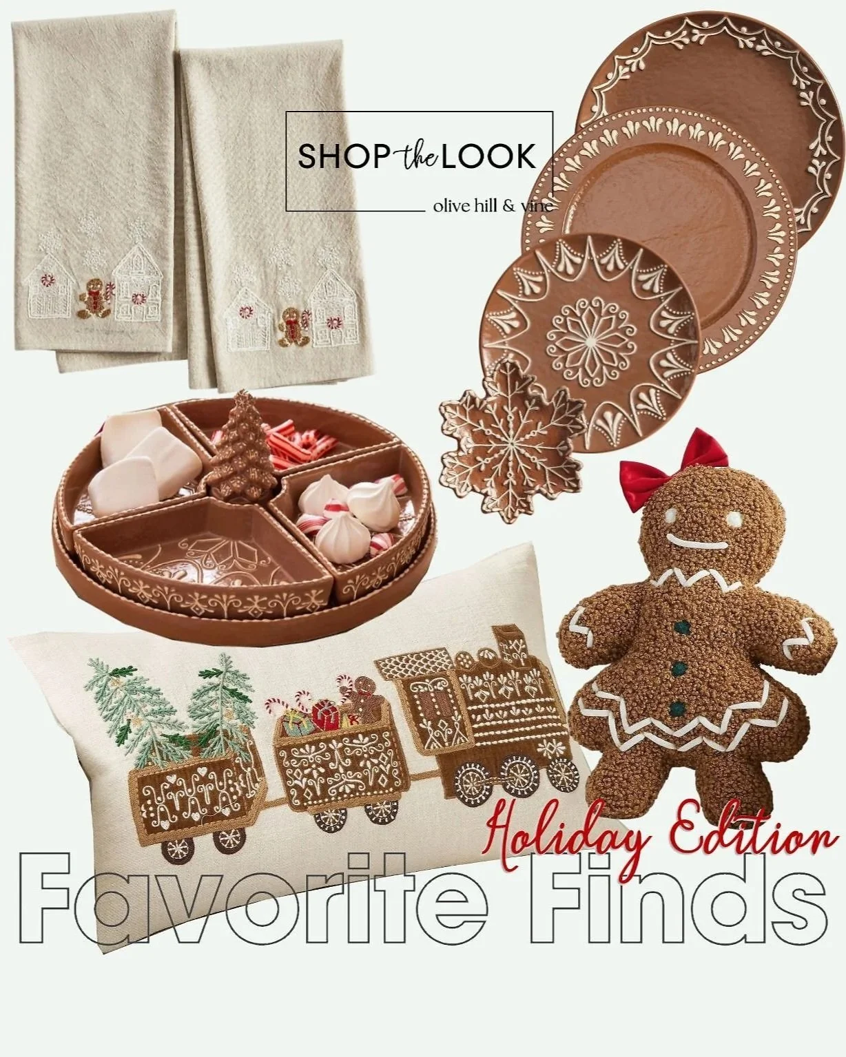 Holiday Gingerbread Favorites from Pottery Barn