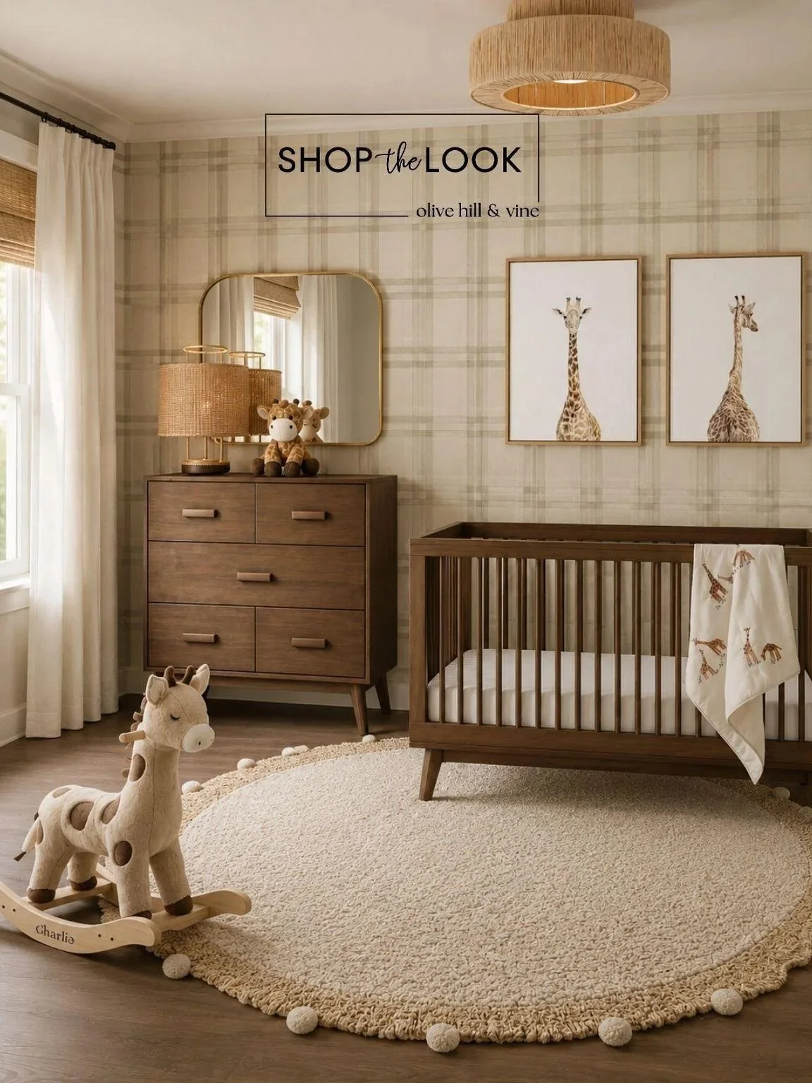 Warm Giraffe Nursery