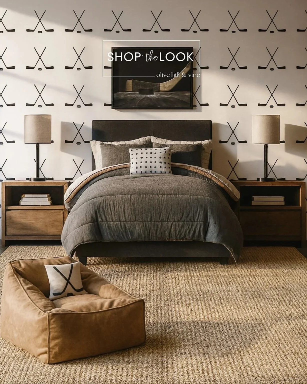 Hockey Themed Bedroom Design