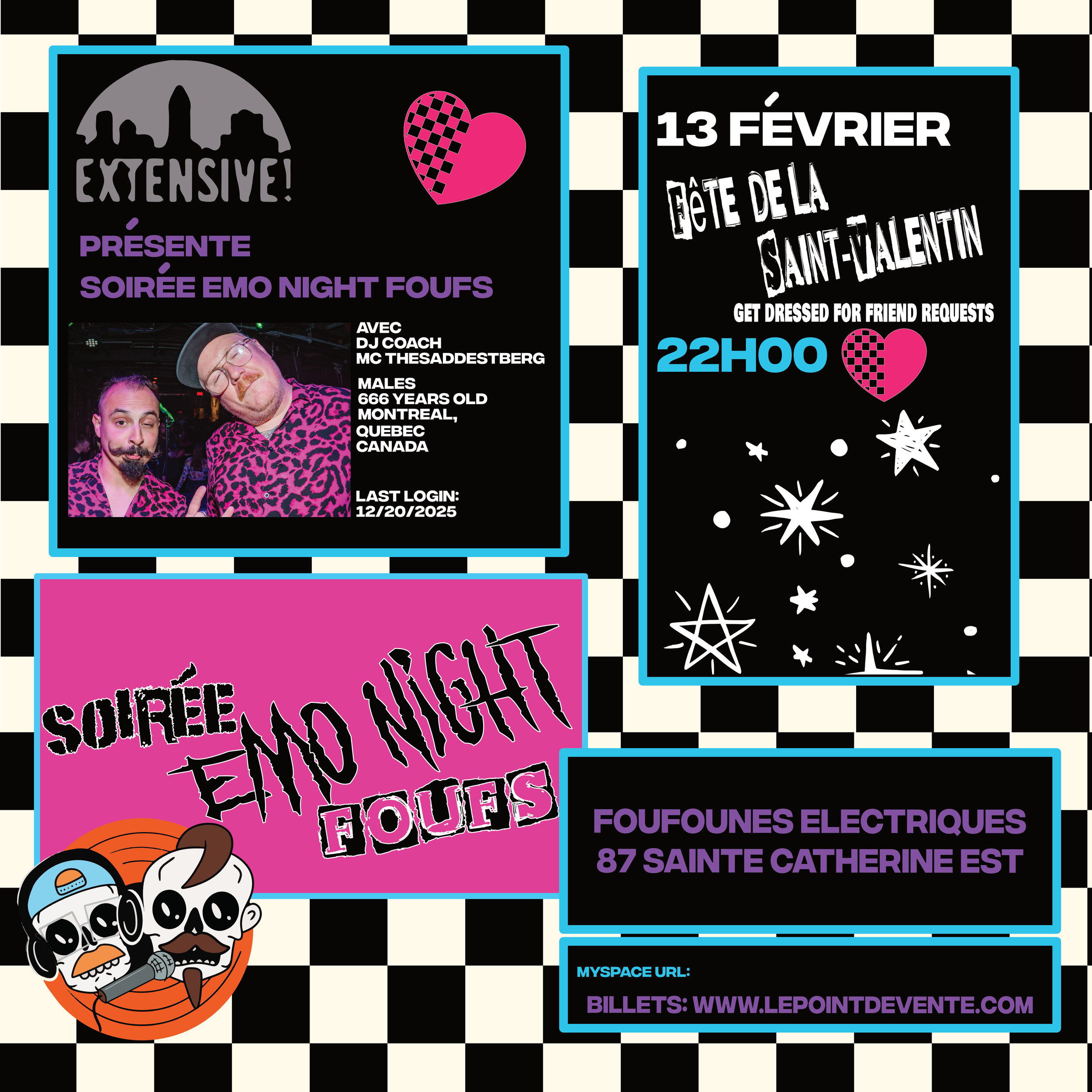 SOIRÉE EMO NIGHT FOUFS 