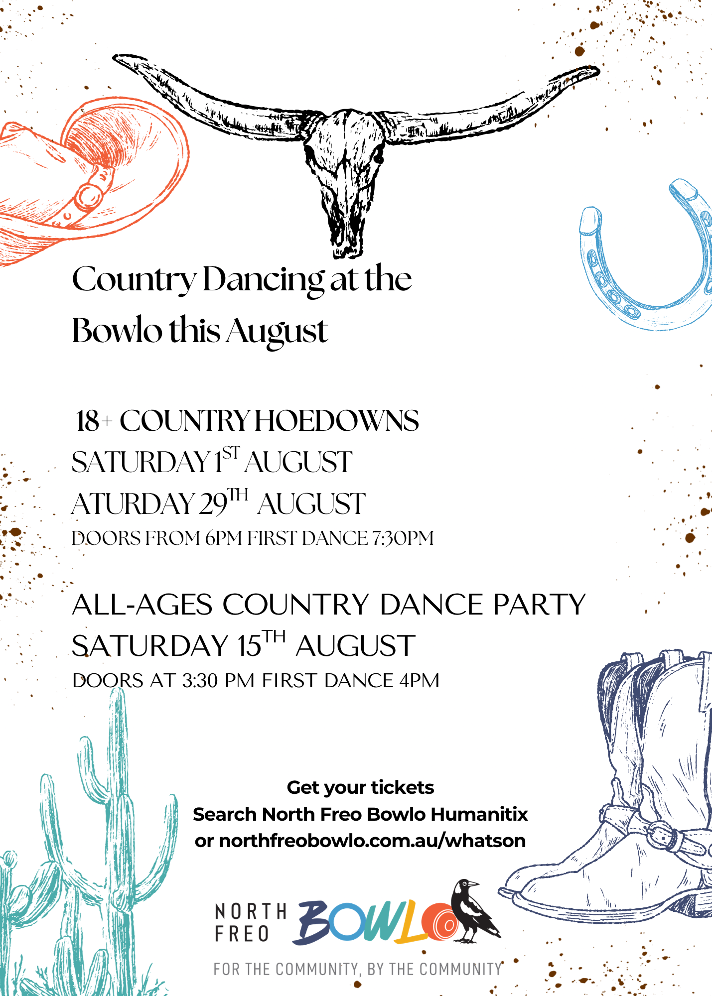 Family friendly country dance party 