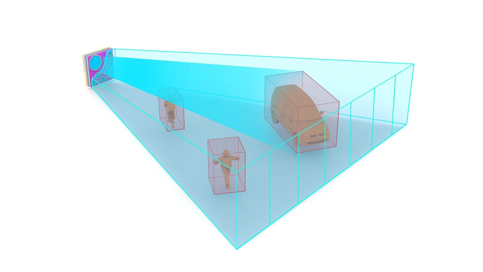 VCSEL diode laser die emitting a uniform infrared beam for optical sensing