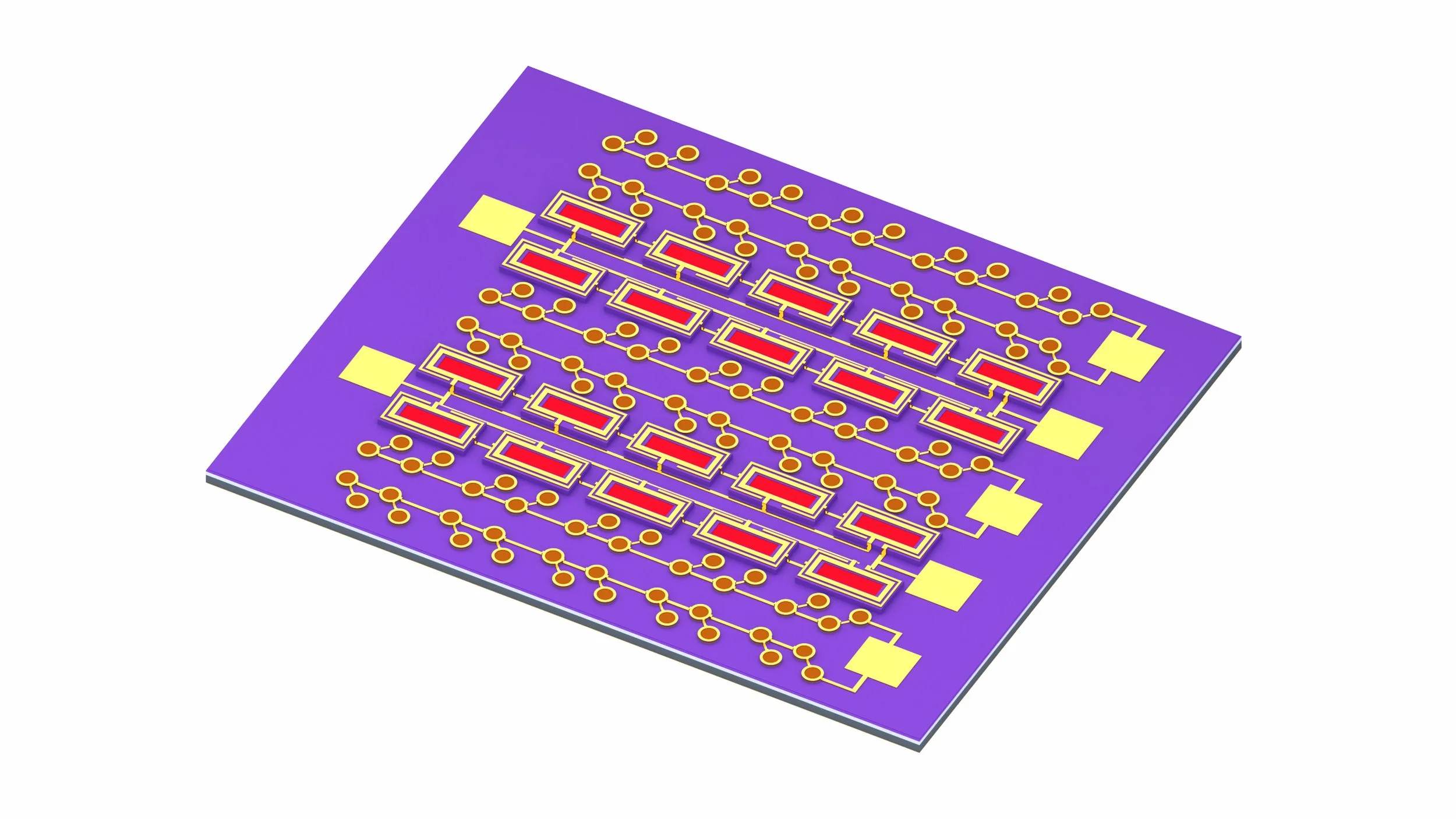 High power laser diode array