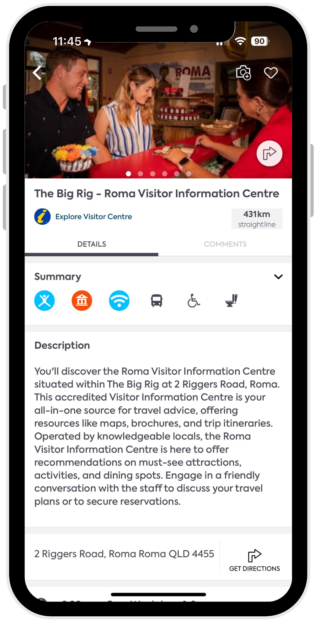 Roma Audio Guide — Australian Visitor Centres