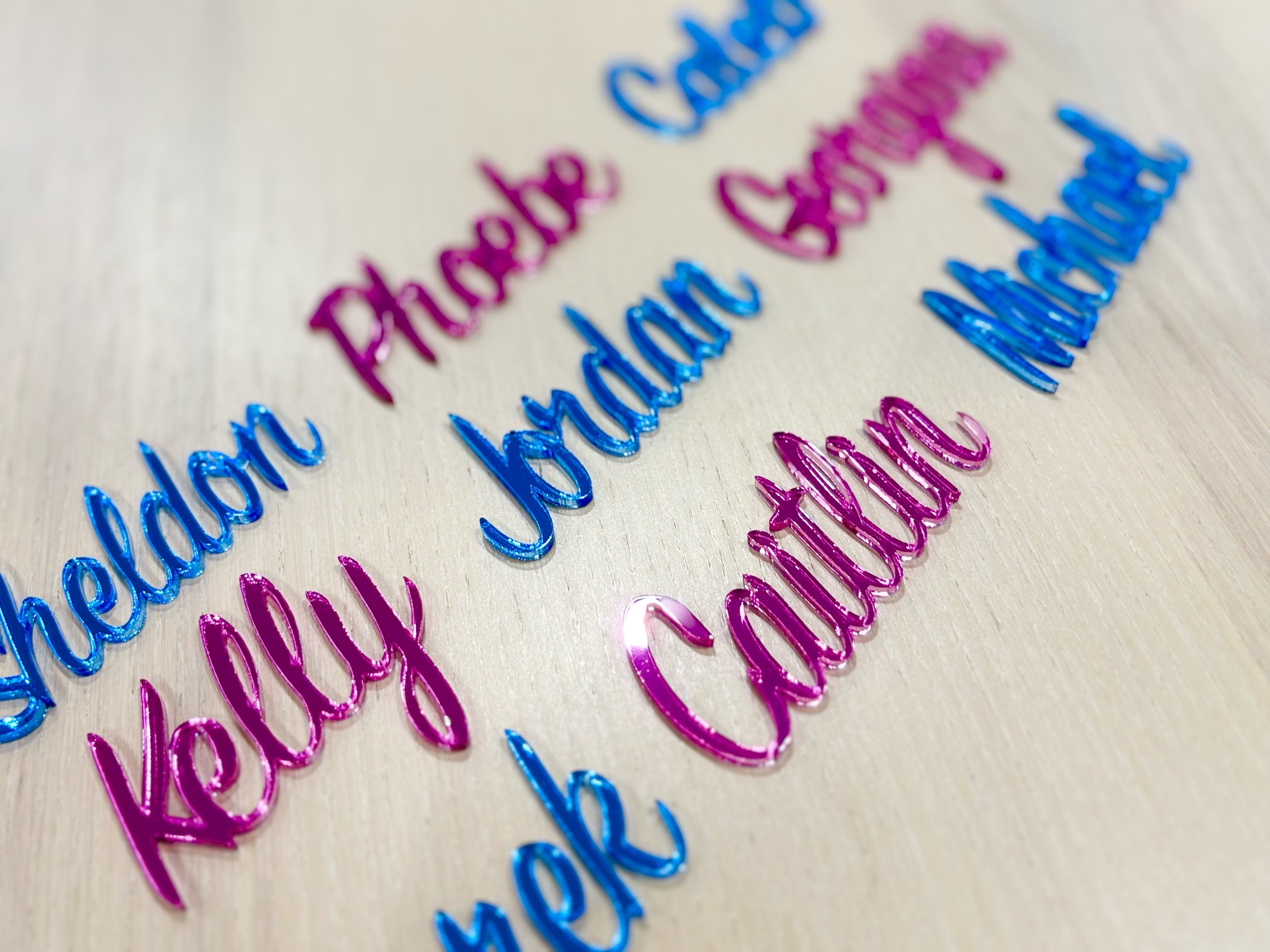 Personalised Name Place Card
