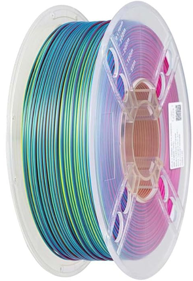 CC3D Silk Tri Color PLA Filament Blue/Yellow/Purple - 1.75mm 1KG
