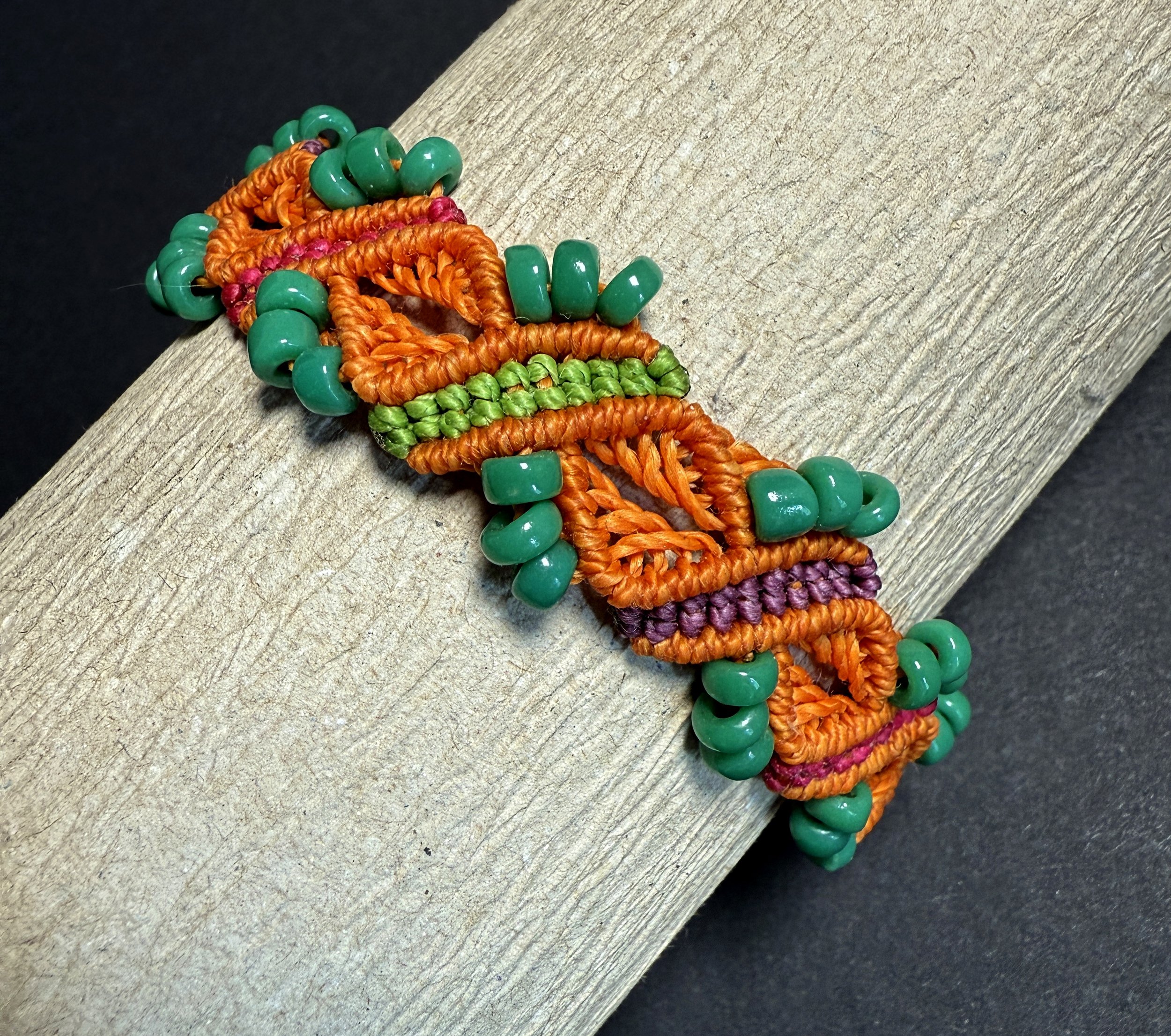 Makramee-Armband „Sonnenfreude“