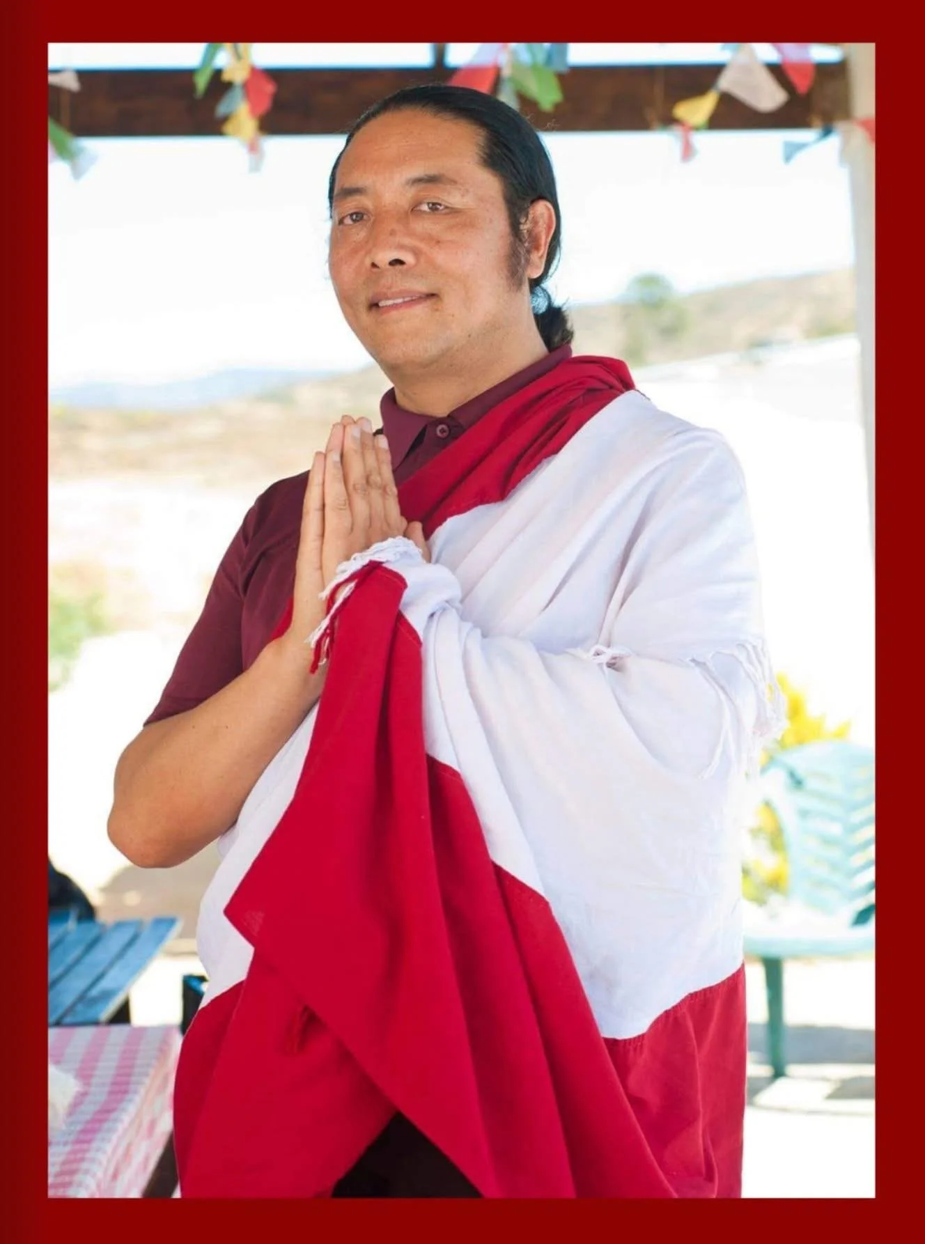 Lama Lhanang Rinpoche Fire Puja Riwo Sangcho, talk on these challenging times and aspirations for peace, and Healing Chö ceremony