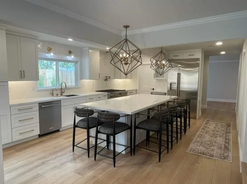 Modern Transitional Kitchen Remodel by HK Pro Construction INC project photo