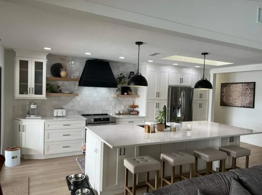 Contemporary Transitional Kitchen Remodel by HK Pro Construction INC — Project 2 project photo