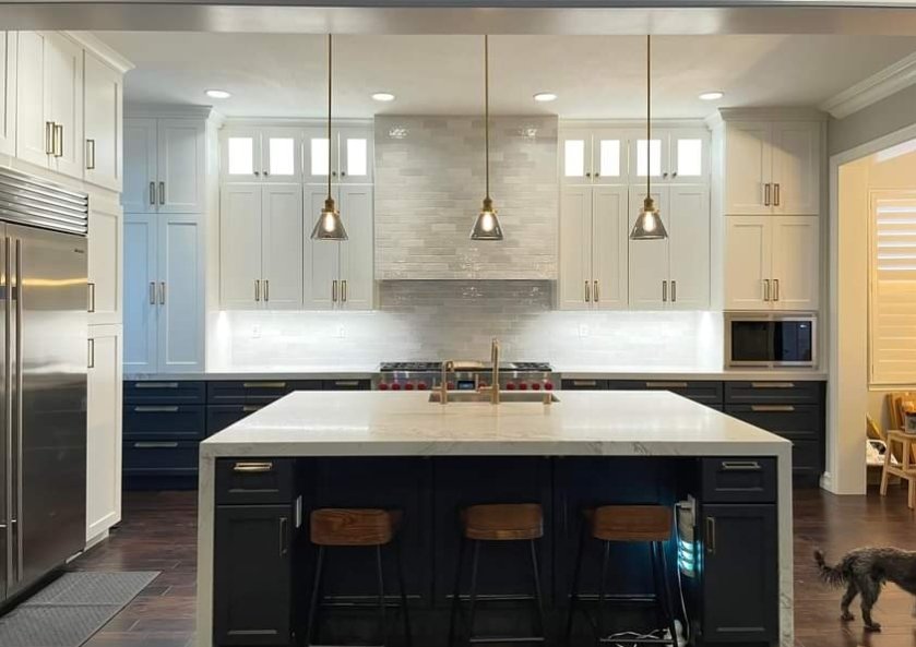 Contemporary Transitional Kitchen Remodel by HK Pro Construction INC — Project 1 project photo