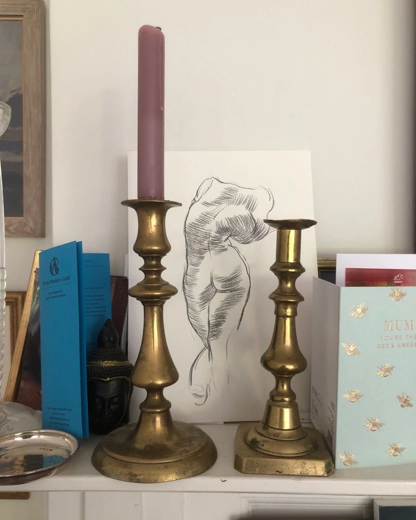 Good morning: a wonderful sketch after Rodin by our visiting sculptor, Rufus Martin: warmest wishes
