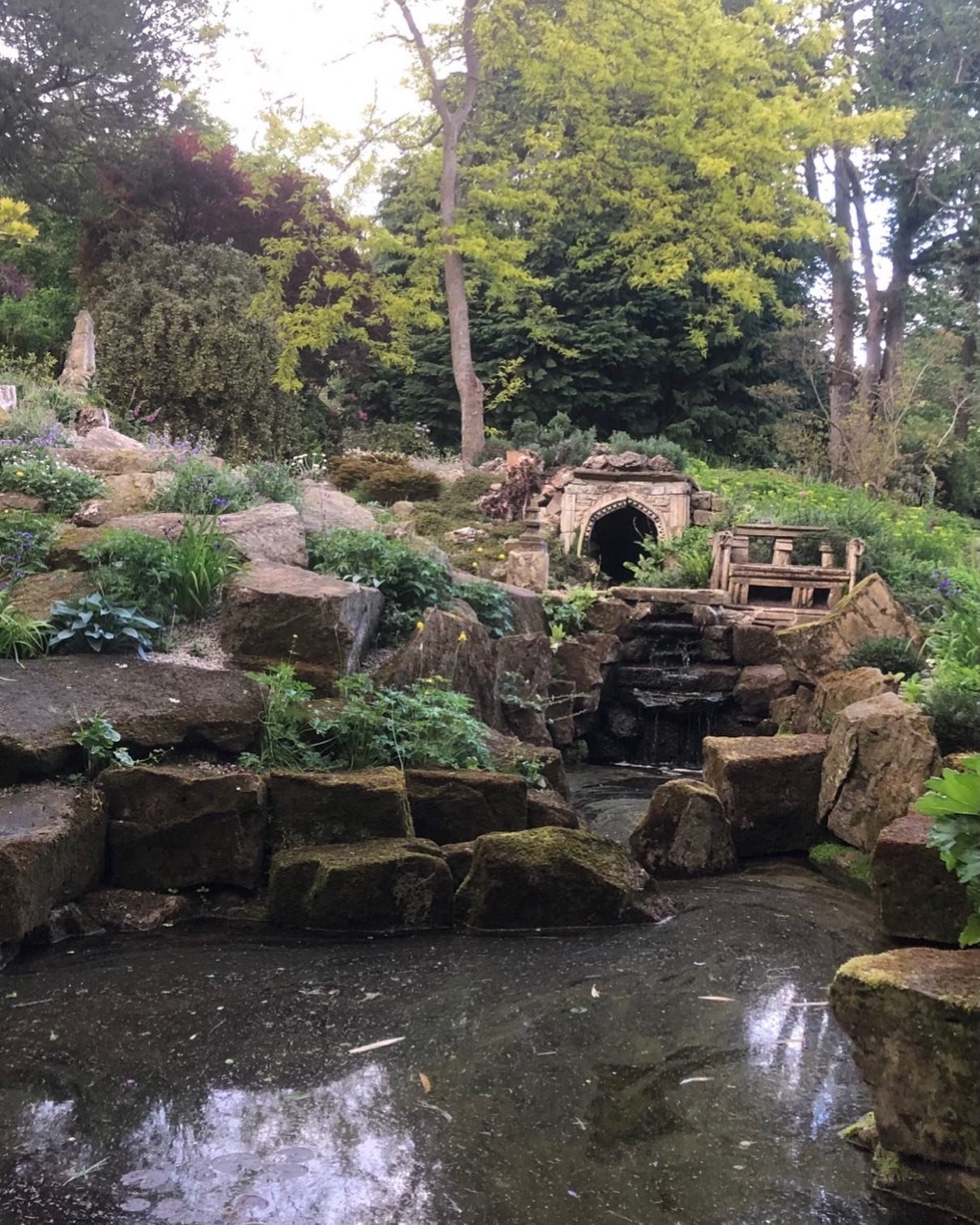 Good morning: to glorious Newby Hall to celebrate the outstanding and imaginative restoration of the Rockery - a complete delight: bravo Lucinda and the Newby Hall team: warmest wishes.