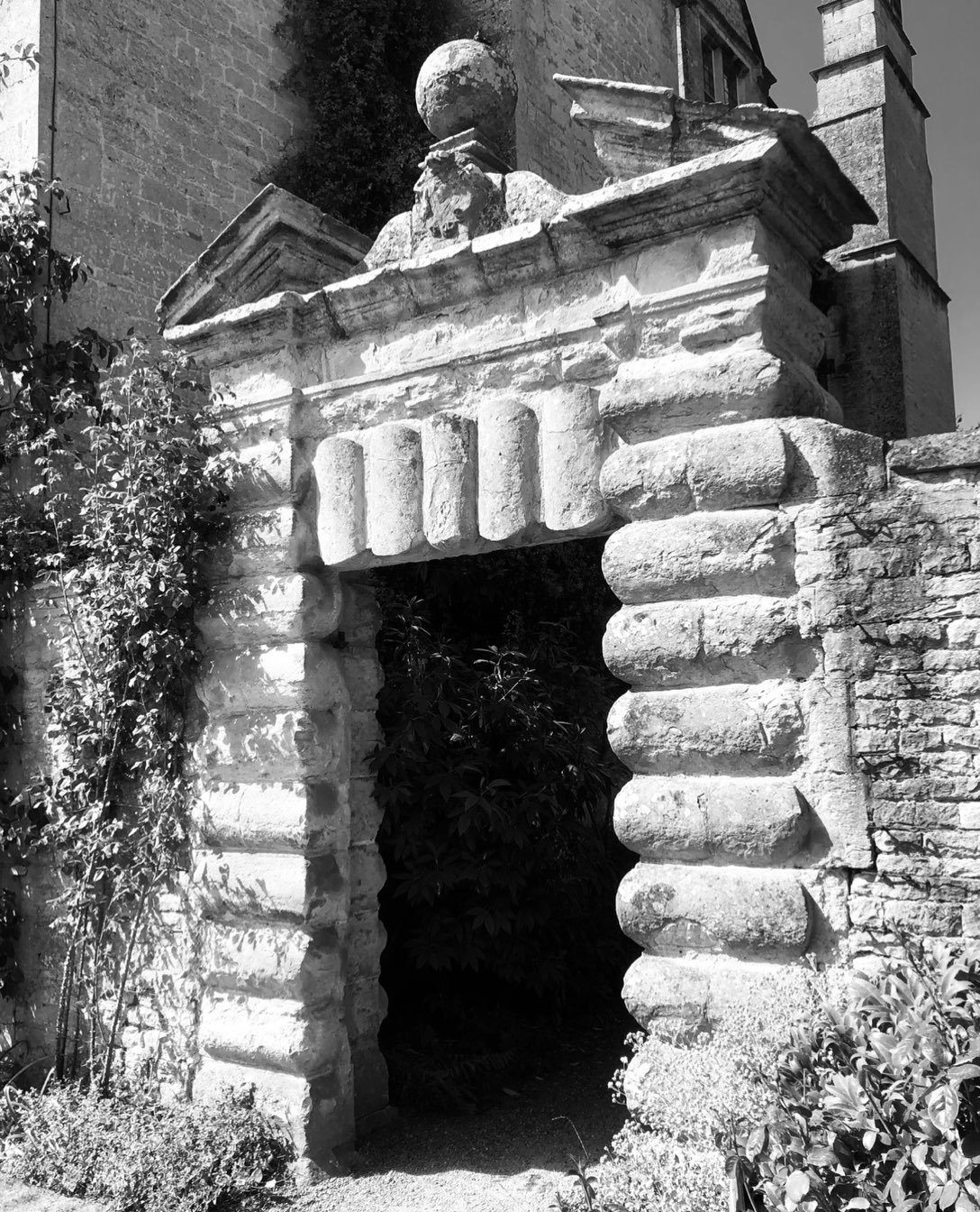 Good evening: 1680s gateway - Nunnington Hall, Yorkshire: warmest wishes.