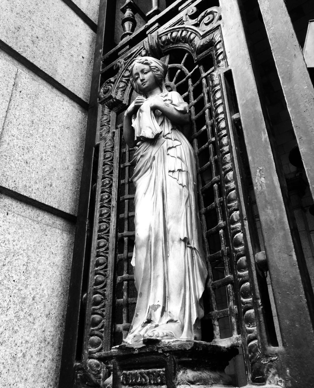 Good morning: the personification of Industry from the Waterhouse designed former Refuge Assurance Building, Manchester: warmest wishes.