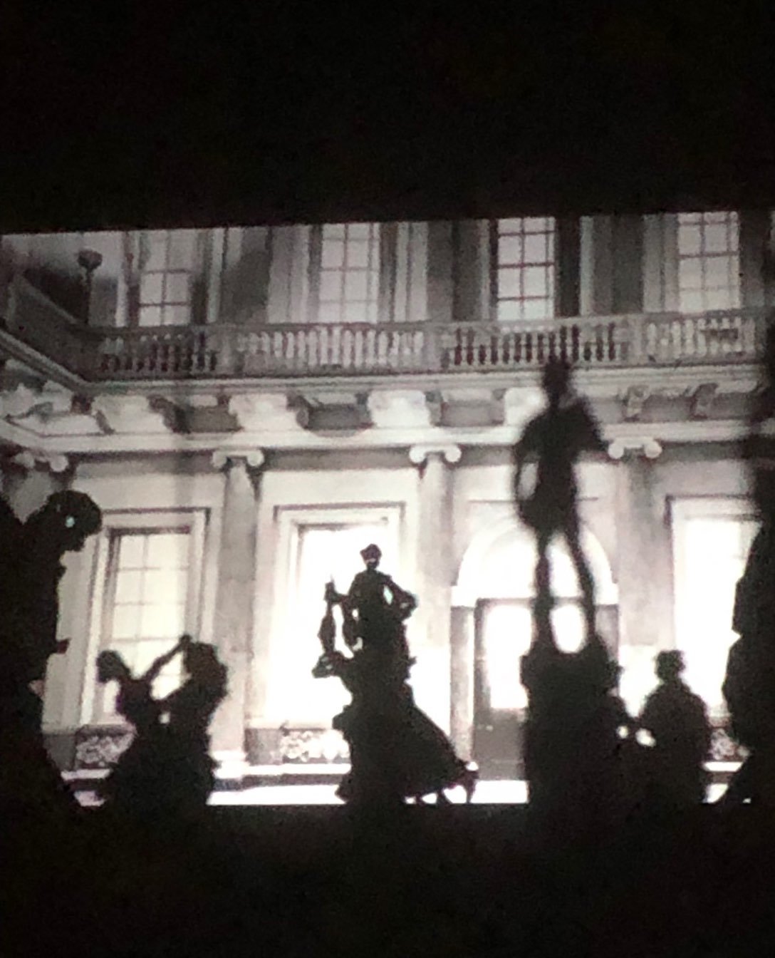 Good evening: a detail from installation seen recently at Wentworth Woodhouse: warmest wishes.