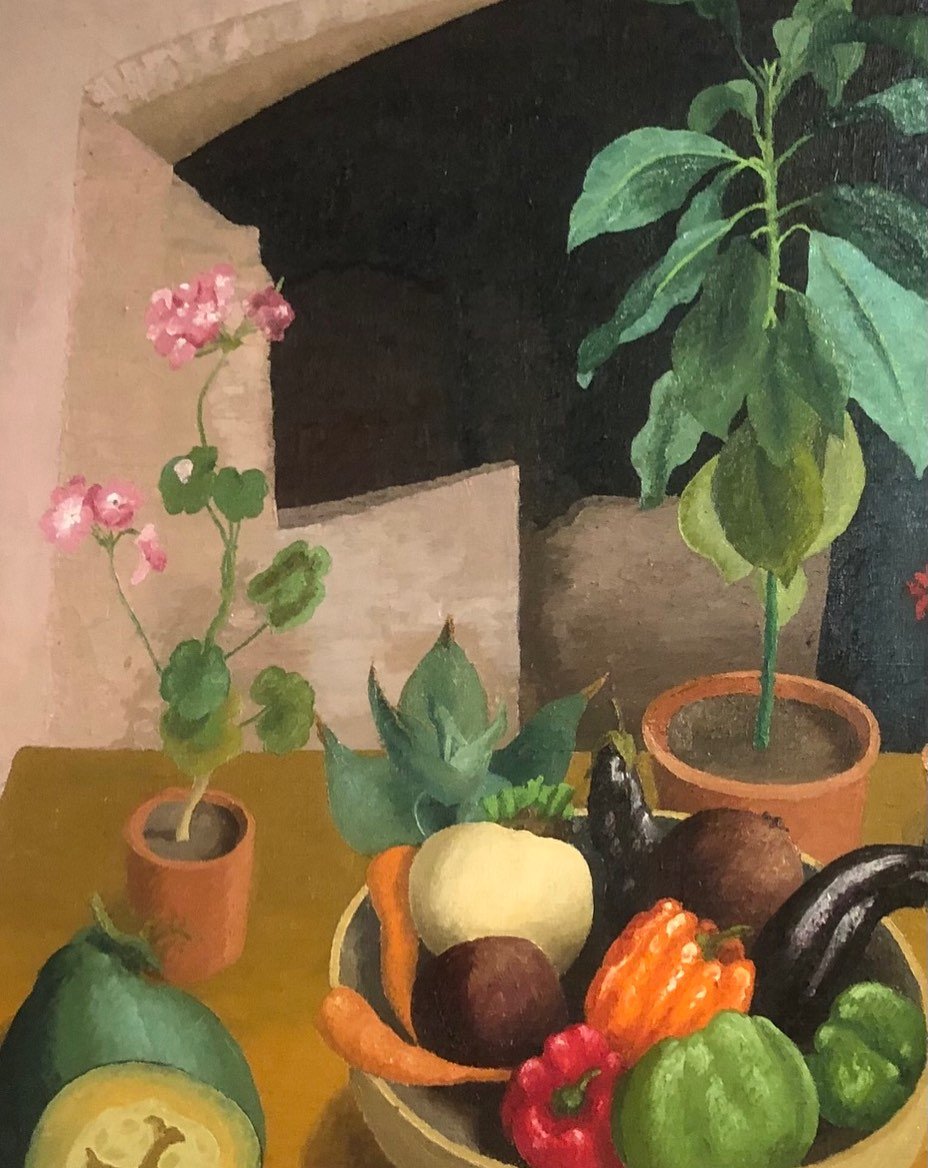 Good evening: hard at work this week on Benton End - good to get a chance to see the Garden Museum exhibition again: Cedric Morris&rsquo;s still lives so evocative of place: warmest wishes.