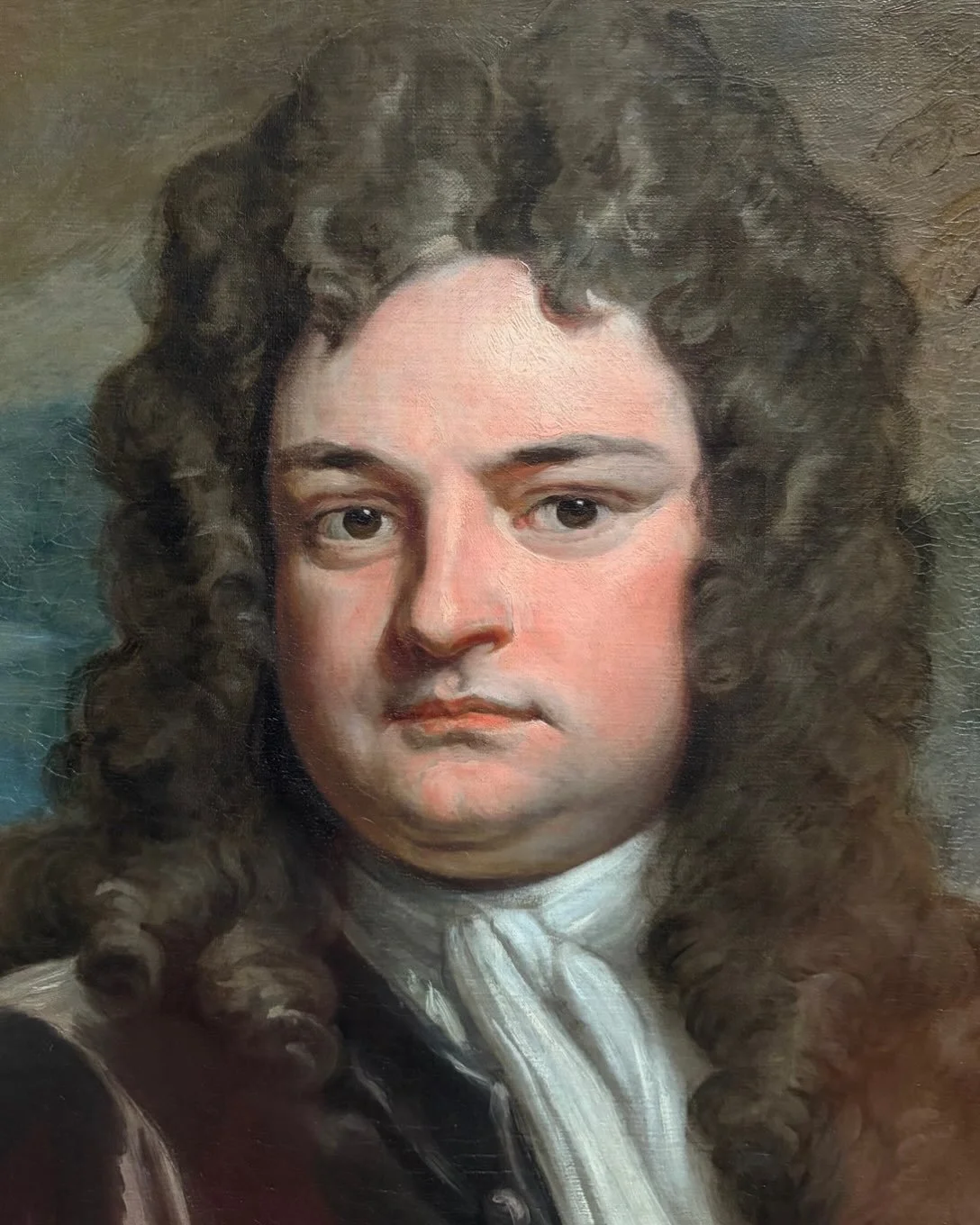 Good afternoon: to the NPG to catch up on the Kit Kat Club portraits by Kneller - this is Sir Richard Steele founder of the Tattler and the spectator magazines: he looks familiar!