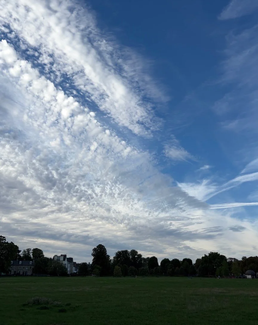Good morning: Cambridge skies - warmest wishes.