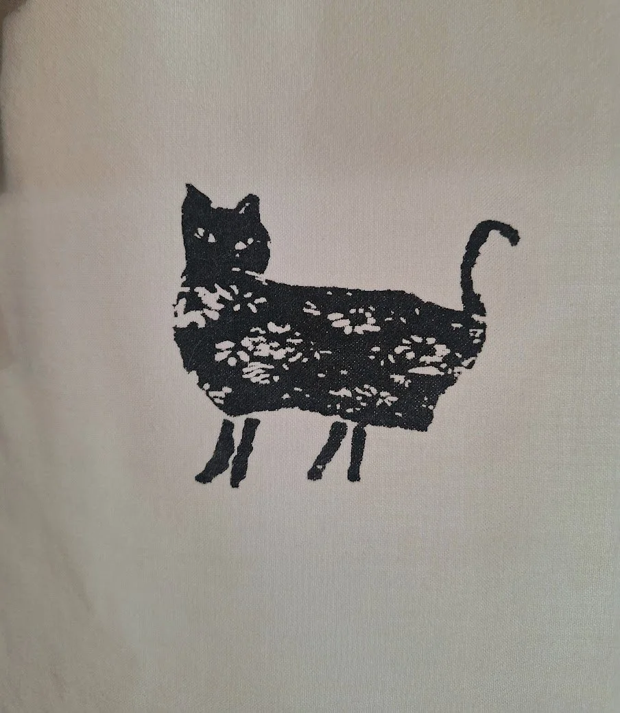 1989 Comme des Garcons cat print wrap