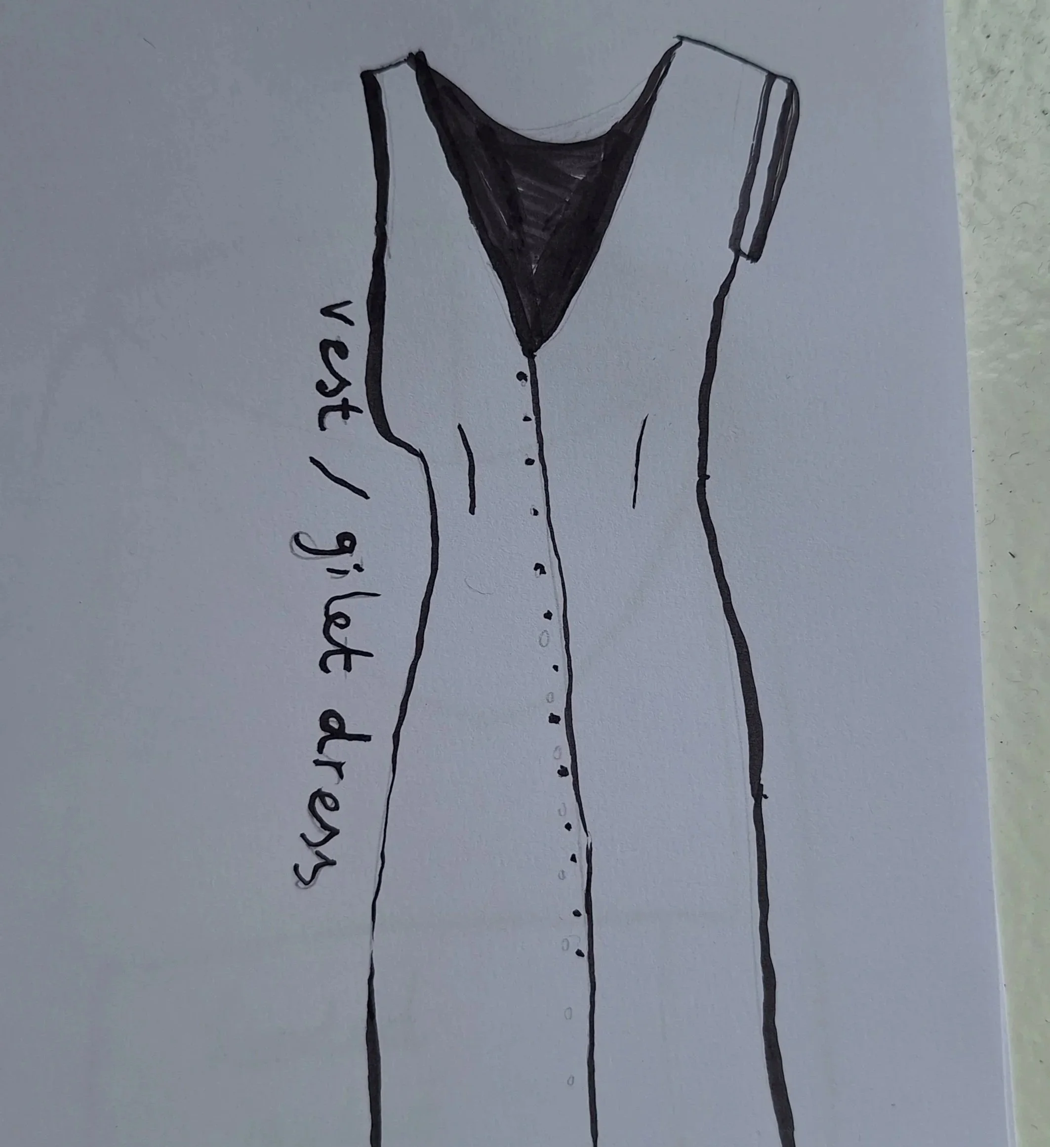 vest gilet dress