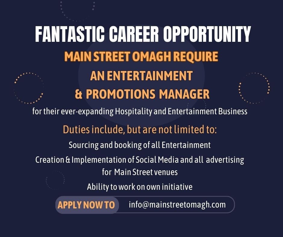 We have an exciting Career Opportunity available for the right person!
Could that person be you??
If so, send us an email - we'd love to talk to you!