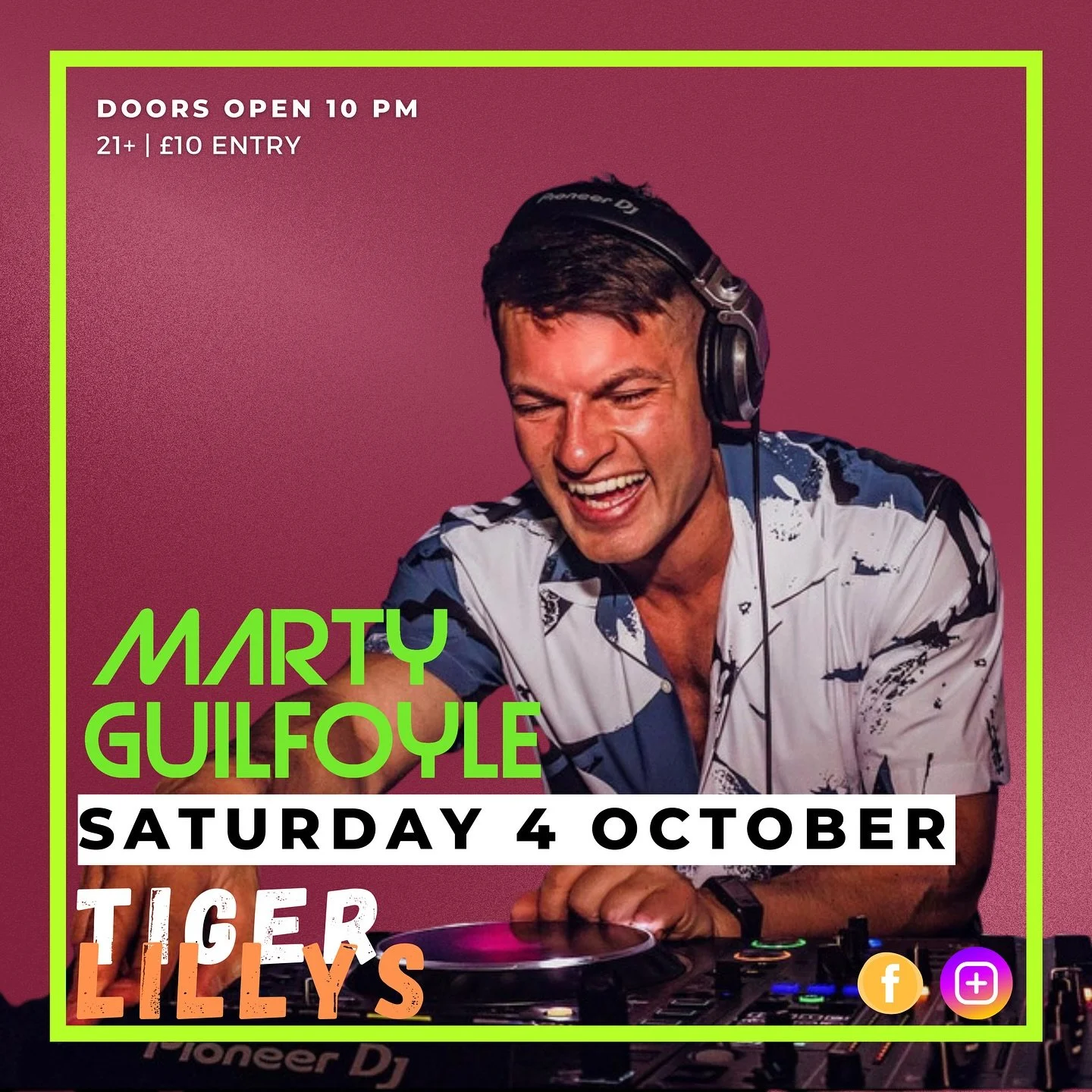 𝗠 𝗔 𝗥 𝗧 𝗬  𝗚 𝗨 𝗜 𝗟 𝗙 𝗢 𝗬 𝗟 𝗘 🔥 
In a change to our scheduled line up this Saturday . . . @martyguilfoyle is filling in for @dylangibsondj 🙌 

Expect big #tunes #danceanthems #classics #mashups &amp; #remixes all night long!!!

Doors O