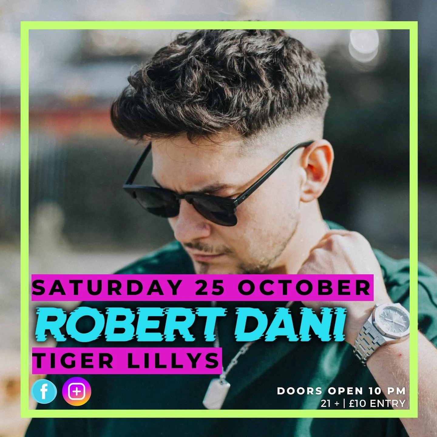 👻 What’s happening @ TiGeR LiLlYs
Get those BIG NIGHTS OUT planned 
SATURDAY 25 OCTOBER 
R O B E R T  D A N I 
FRIDAY 31 OCTOBER 
👻 H A L L O W E E N  S P E C I A L 👻 
M A R K O  G 
🏆 PRIZES FOR MOST SPOOKTACULAR DRESS
SATURDAY 1 NOVEMBE