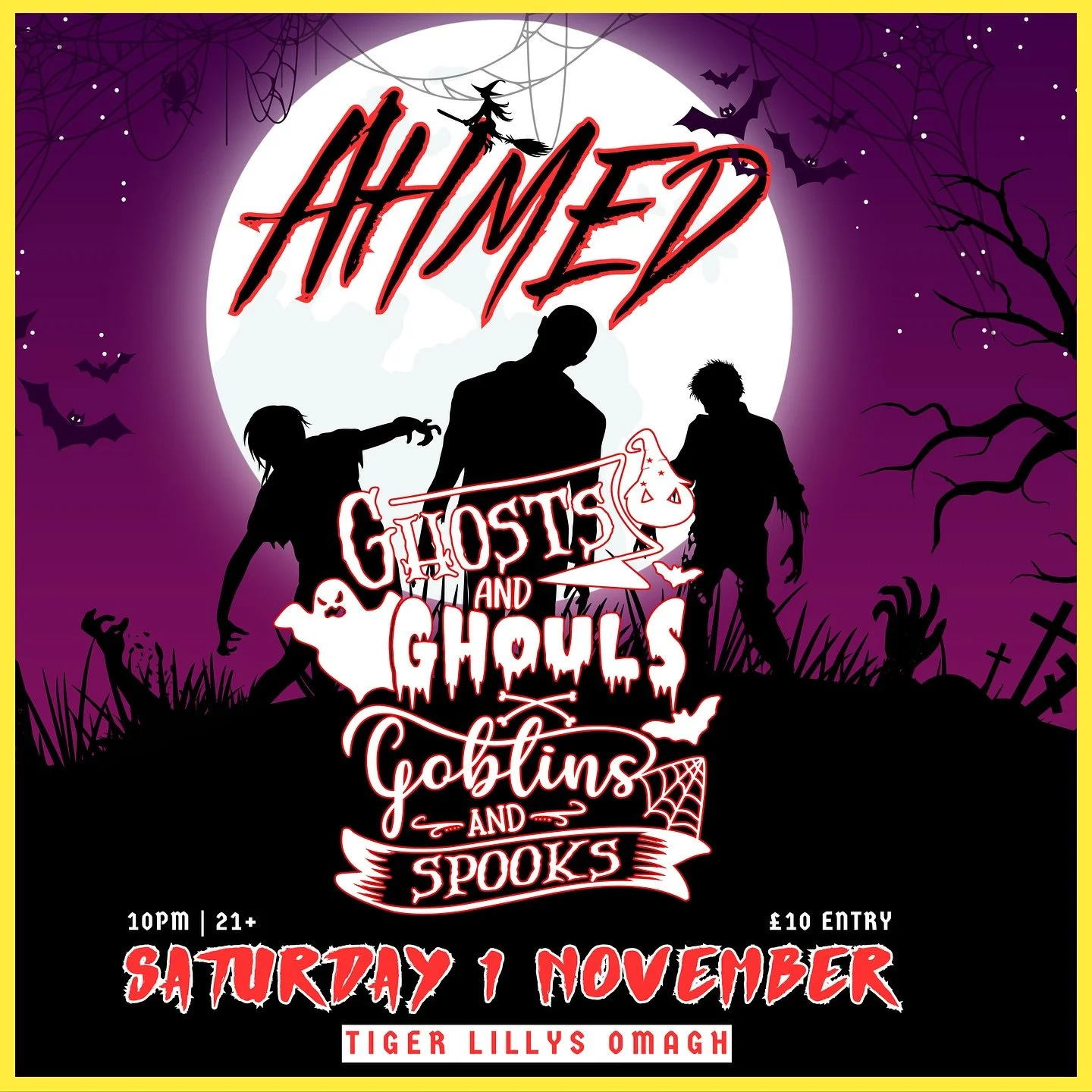 Spooky Season has arrived and we’re buzzing for it!! 👻 Get ready for the Biggest Halloween Horror Weekend in town 🔪 
‼️Spooktacular Dress ‼️
🏆 Prizes to be WON!!! 
#tigerlillys #halloweenhorrornight #halloweenparty #halloweenweekend #hall