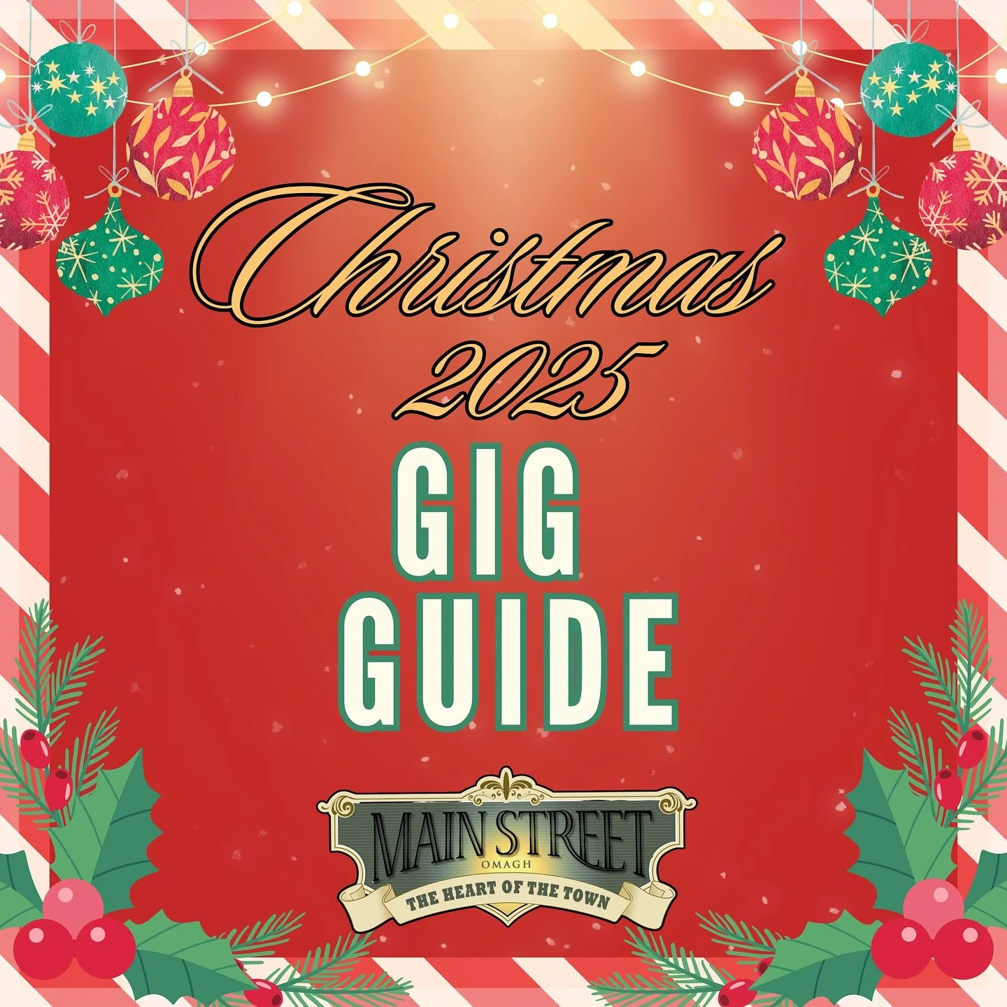 🎅🏻 It has arrived . . . . 
𝗬𝗢𝗨𝗥 𝗖𝗛𝗥𝗜𝗦𝗧𝗠𝗔𝗦 𝗚𝗜𝗚 𝗚𝗨𝗜𝗗𝗘 𝗔𝗧 𝗠𝗔𝗜𝗡𝗦𝗧𝗥𝗘𝗘𝗧 𝗢𝗠𝗔𝗚𝗛
Get ready to jingle all the way and unwrap the festive vibes as our lineup fills the air with #christmas cheer. 🎅🎤 Join us for a season 