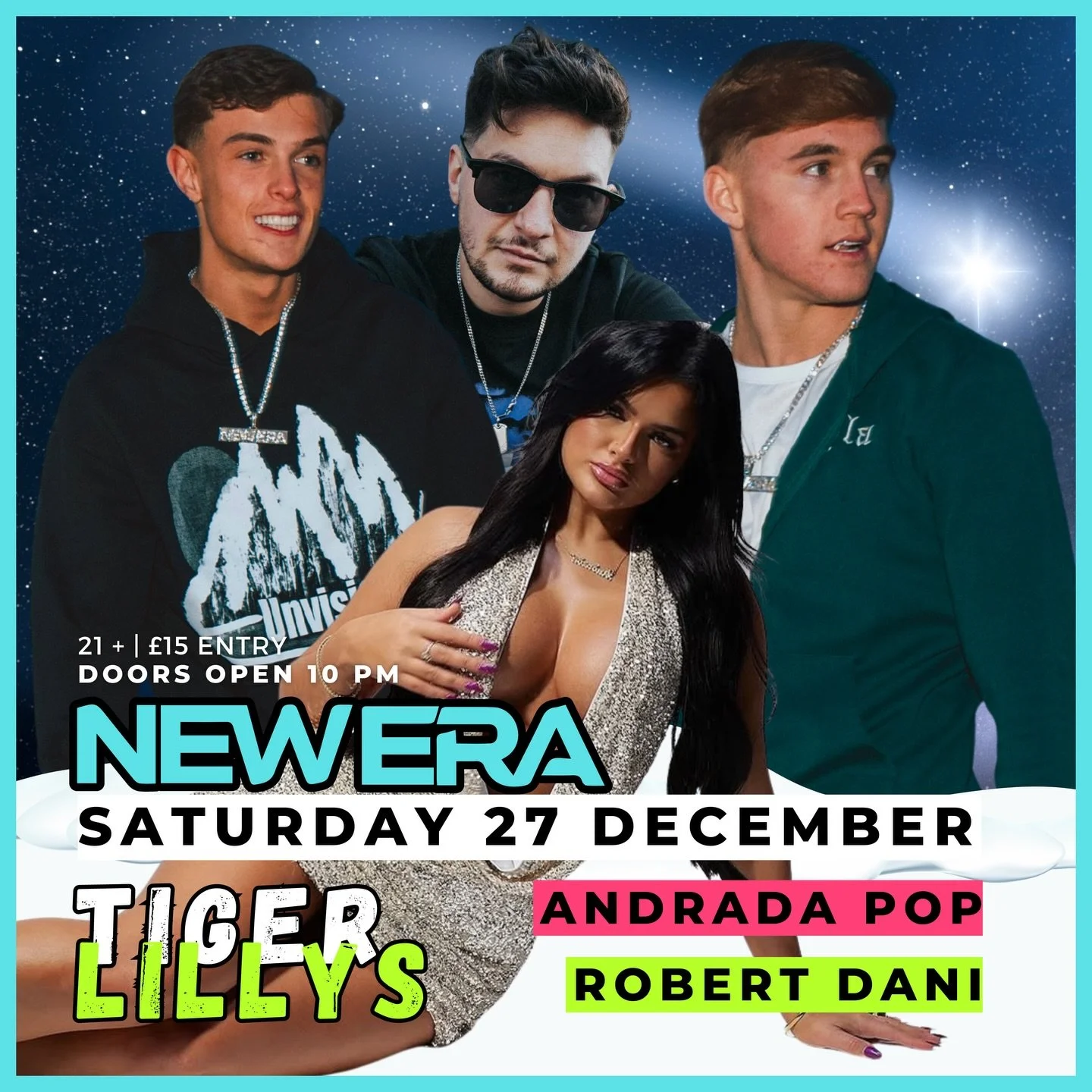 🎅🏻 ❄️ HAPPY CRIMBO TIGERS 🎅🏻 ❄️ 

Now that the #turkey has been consumed it&rsquo;s time to #party through to 2 0 2 6 ✨ 

🌟 BOXING NIGHT 🌟 
FRIDAY 26 DECEMBER 
𝐌 𝐀 𝐑 𝐊 𝐎  𝐆

SATURDAY 27 DECEMBER 
🔊 𝐍 𝐄 𝐖  𝐄 𝐑 𝐀 BEN WILLIAMS &amp; K