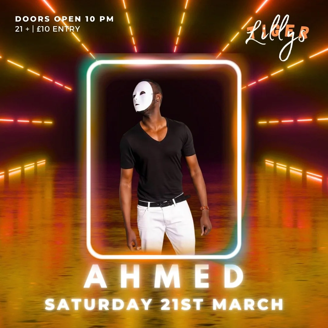 🚨 THIS SATURDAY AT TIGER LILLYS 🚨

Get ready for a night of pure energy as AHMED takes over the decks 🔥

Expect big beats, late-night vibes, and a packed dancefloor you won&rsquo;t want to leave.

🗓 Saturday 21st March
⏰ Doors open 10PM
🎟 &pound