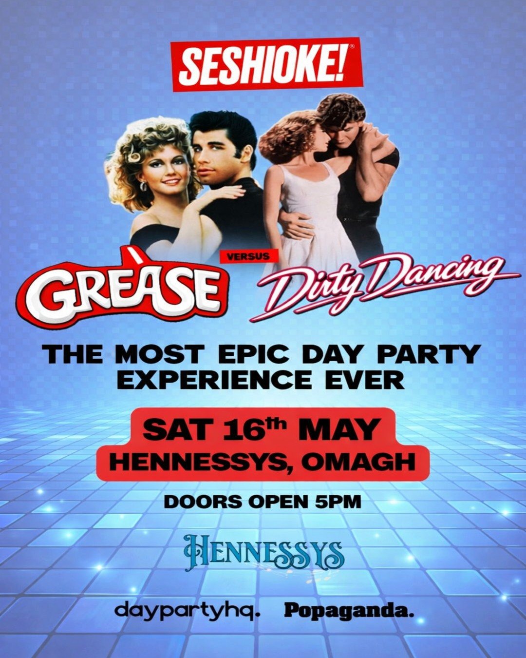 🔥💖 𝗦𝗘𝗦𝗛𝗜𝗢𝗞𝗘&reg; &ndash; 𝗚𝗥𝗘𝗔𝗦𝗘 𝗩 𝗗𝗜𝗥𝗧𝗬 𝗗𝗔𝗡𝗖𝗜𝗡𝗚 💖🔥
Get ready to sing it loud, dance it hard, and relive TWO of the most iconic soundtracks of all time.
From &ldquo;Summer Nights&rdquo; and &ldquo;You&rsquo;re The One Th