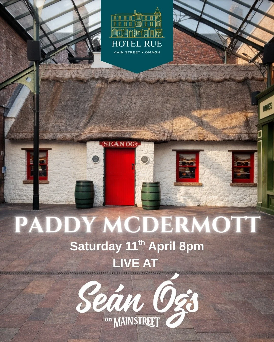 🎤 LIVE AT SEAN &Oacute;G&rsquo;S 🎤

Paddy McDermott live Saturday 11th April from 8PM 🎶
The perfect start to your Saturday night with great live music 🍻

📍 Sean &Oacute;g&rsquo;s, Main Street
⏰ 8PM

Call in early and grab a seat 👇

#SeanOgsOmag