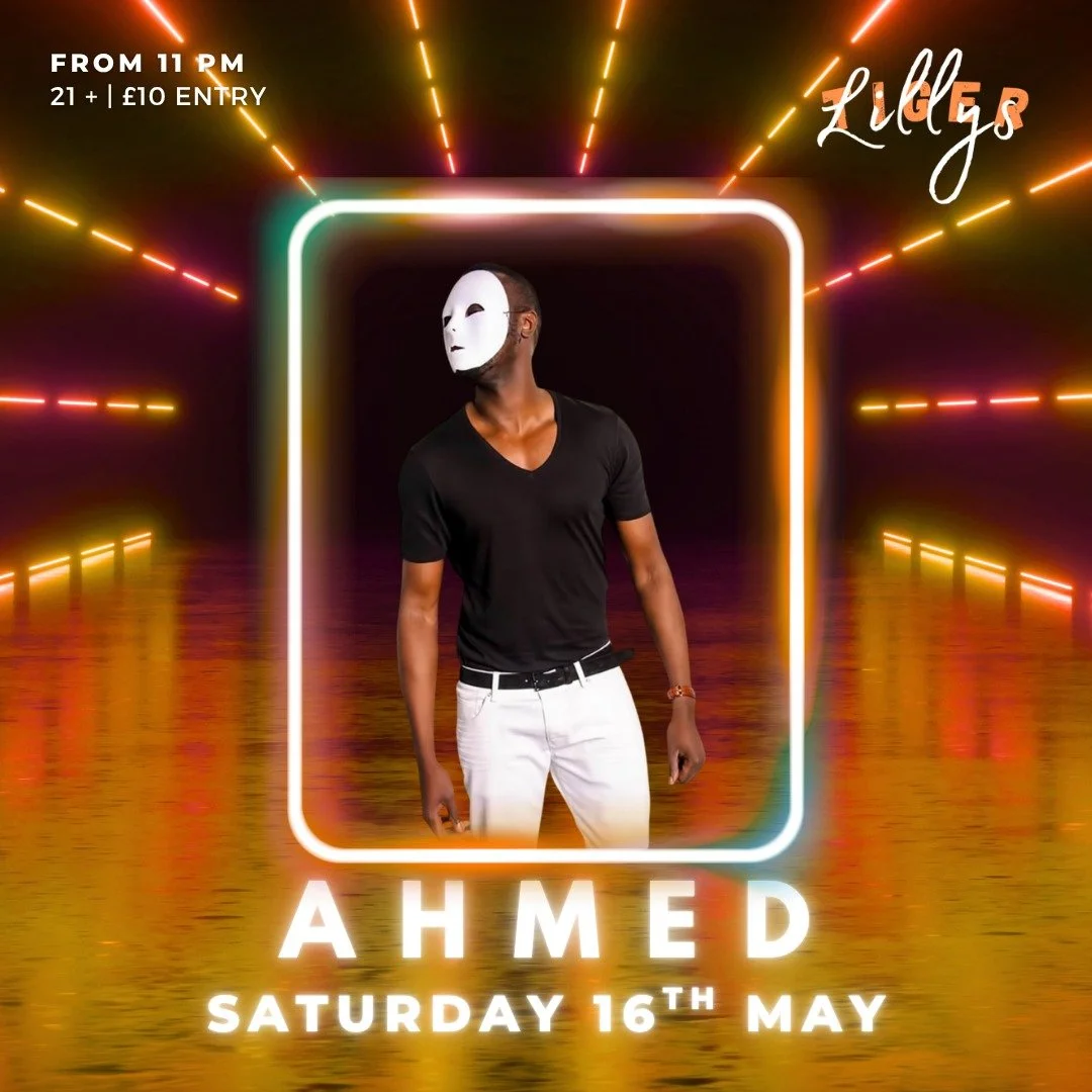 🎭 THIS SATURDAY @ LILLY&rsquo;S 🎭
AHMED is taking over the night 👀🔥

Expect big energy, late vibes, and a dancefloor that won&rsquo;t quit till sunrise 🌃⚡️
Grab your crew, dress to impress, and get ready for a proper Saturday session 🖤

📍 Lill