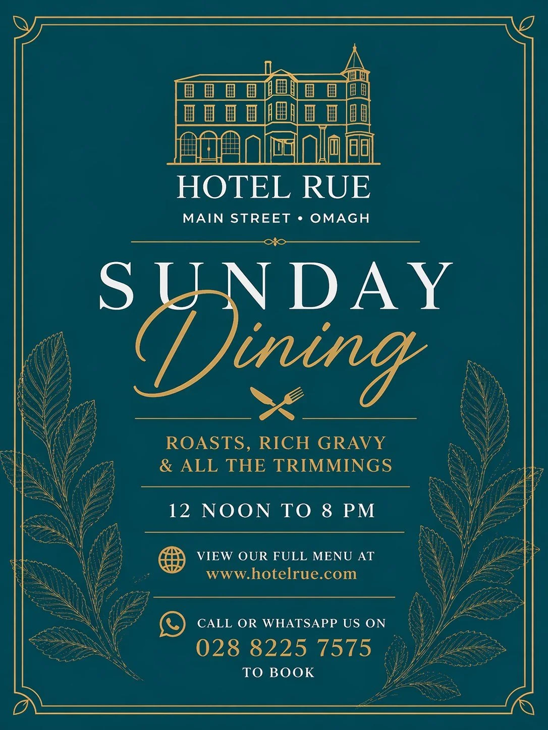 There&rsquo;s something about Sundays&hellip; the slower pace, the catch-ups, the excuse to indulge just a little more.

Picture this &mdash; perfectly roasted meats, rich gravy, golden crispy potatoes, and all the comforting flavours that make a Sun